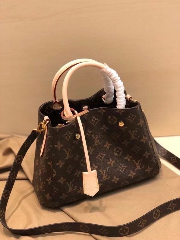 Replica Louis Vuitton Cheap Monogram Canvas Montaigne Mm Replicas M41056 photo review